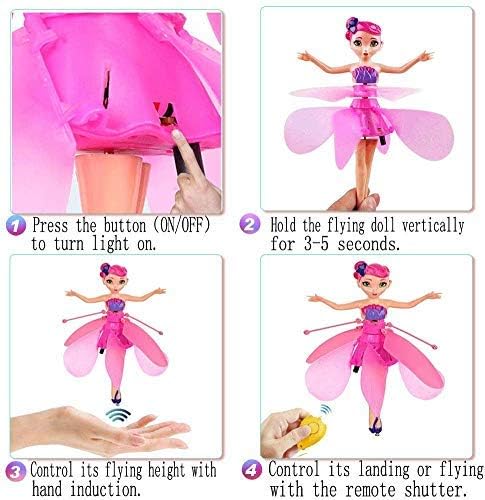 Rechargeable Quality Flying Fairy Doll with Lights