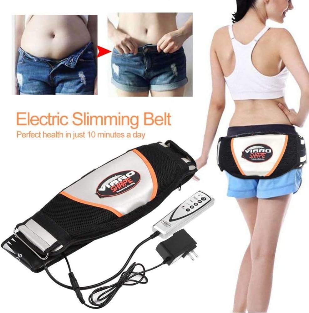 Ontrip Vibro Shaper Vibration Heating Relaxing Professional Vibration Tone Body Belt Tummy Massager